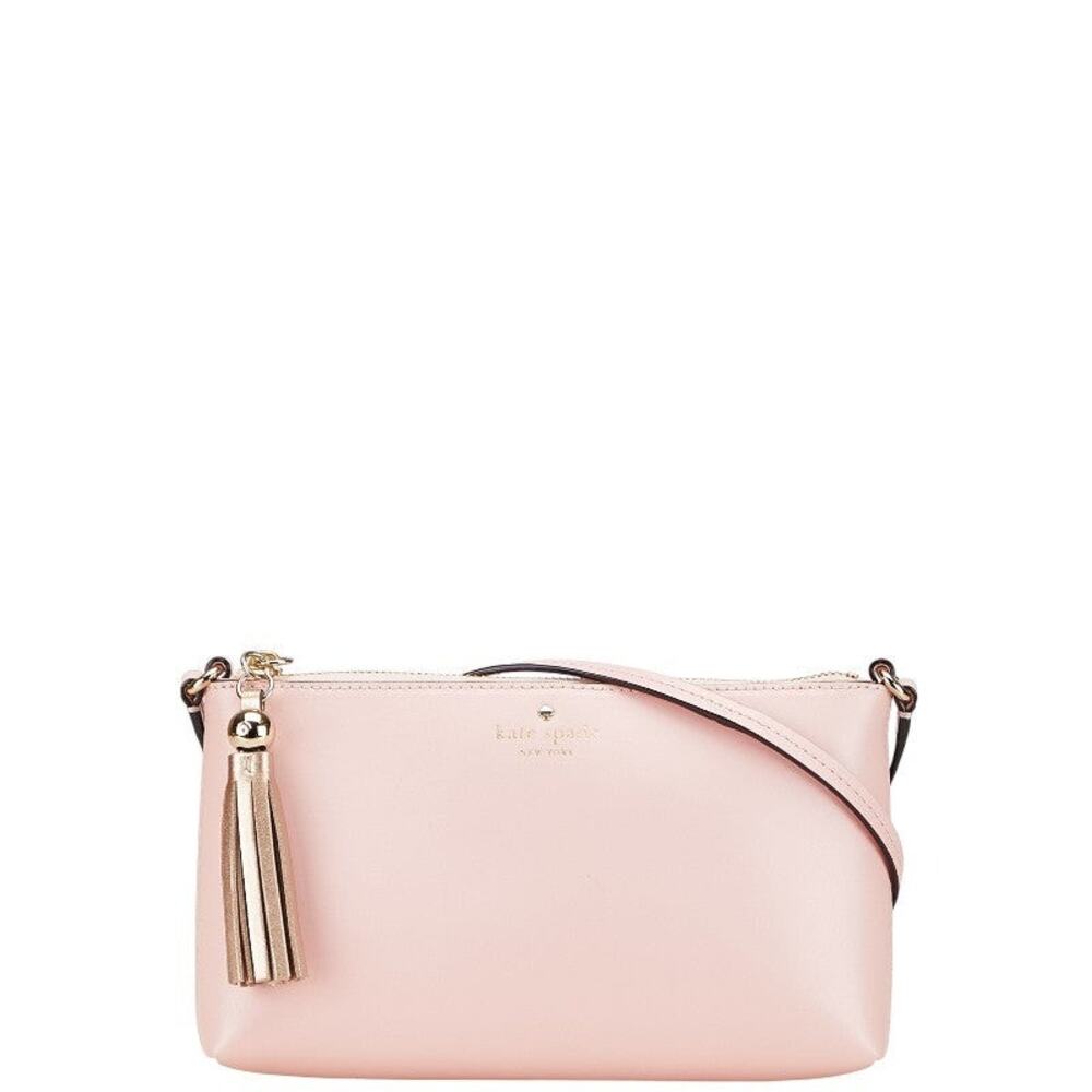 Kate Spade Tassel Leather Shoulder Bag Pink